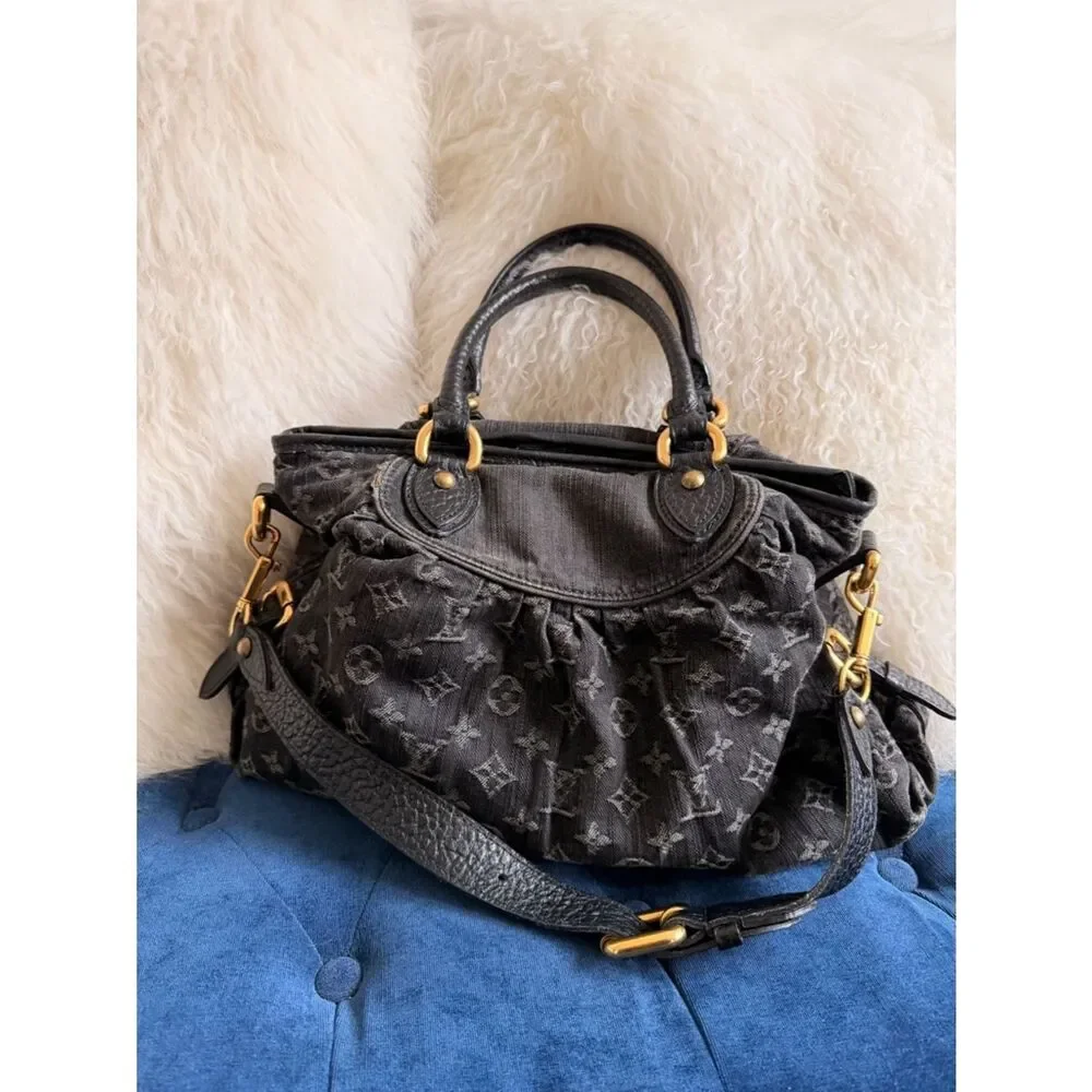 Louis vuitton Denim Neo Cabby MM Black